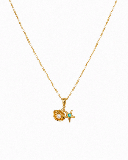 Aqua Charm Halskette