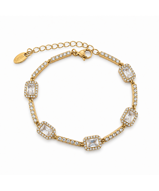 Square Stone Armband