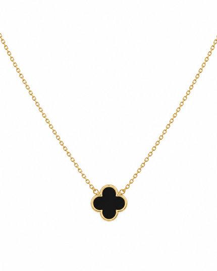 Velora Clover Halskette Snow oder Noir