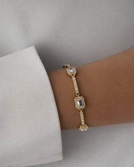Square Stone Armband