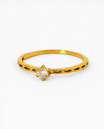Tiny Crystal Ring