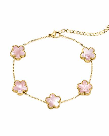 Ocean Gold Clover Armband
