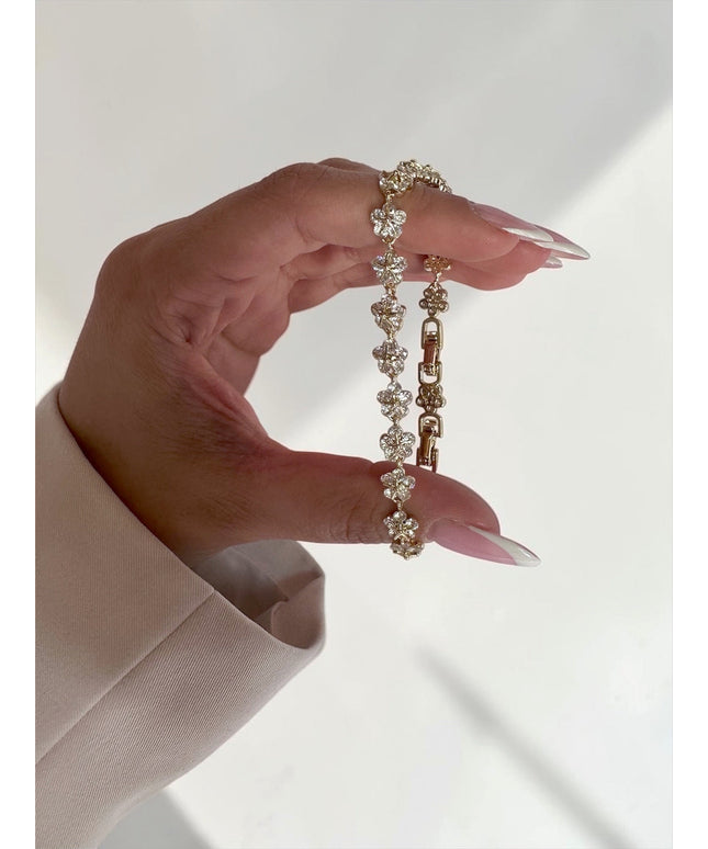Flora Crystal Armband