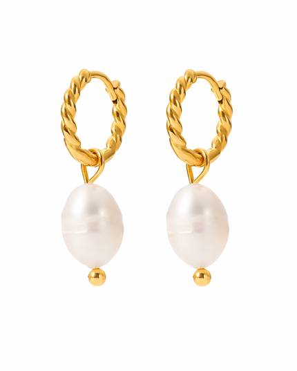 Pearl Twist Creolen