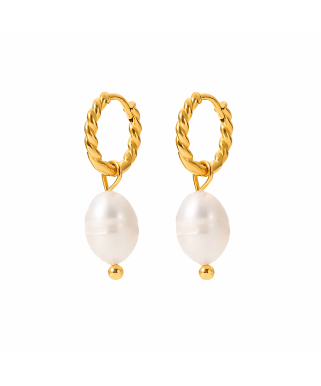 Pearl Twist Creolen
