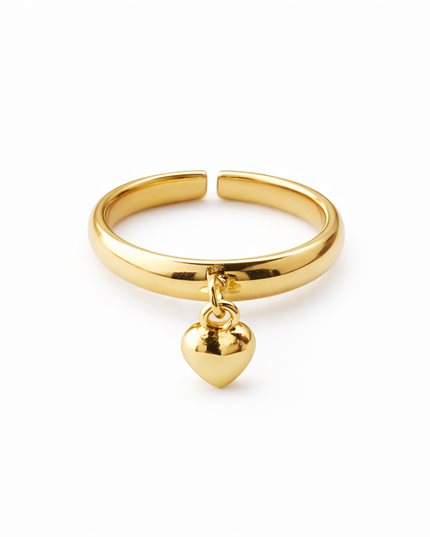 Heart Charm Ring