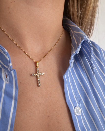 Cross Pavé Kette