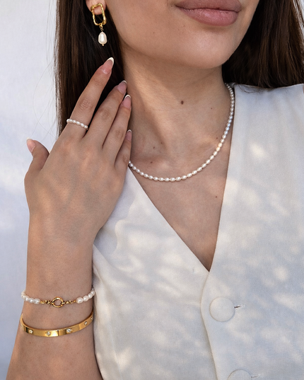 Pearl Link Armband