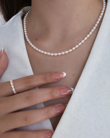 Pure Pearl Halskette 925 Silber