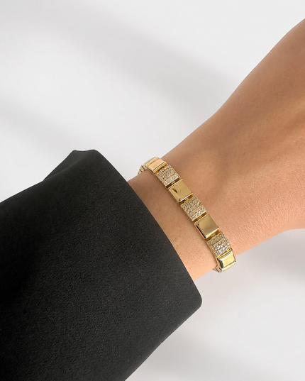 Line Square Armband