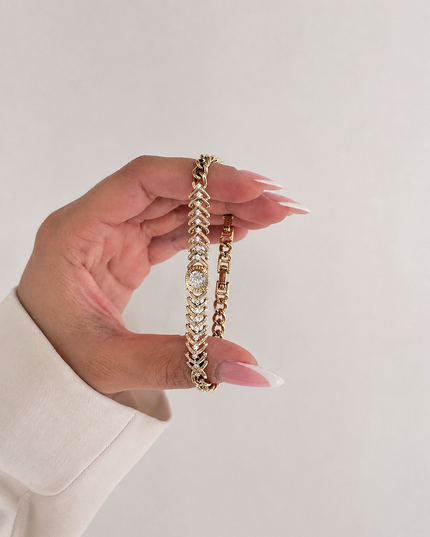 Flora Stone Armband
