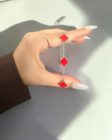 Clover Rouge Armband