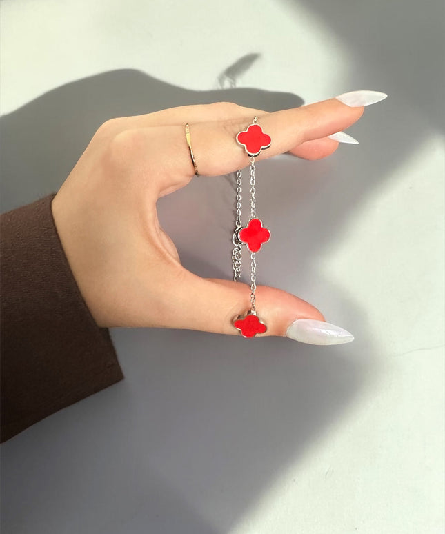 Clover Rouge Armband
