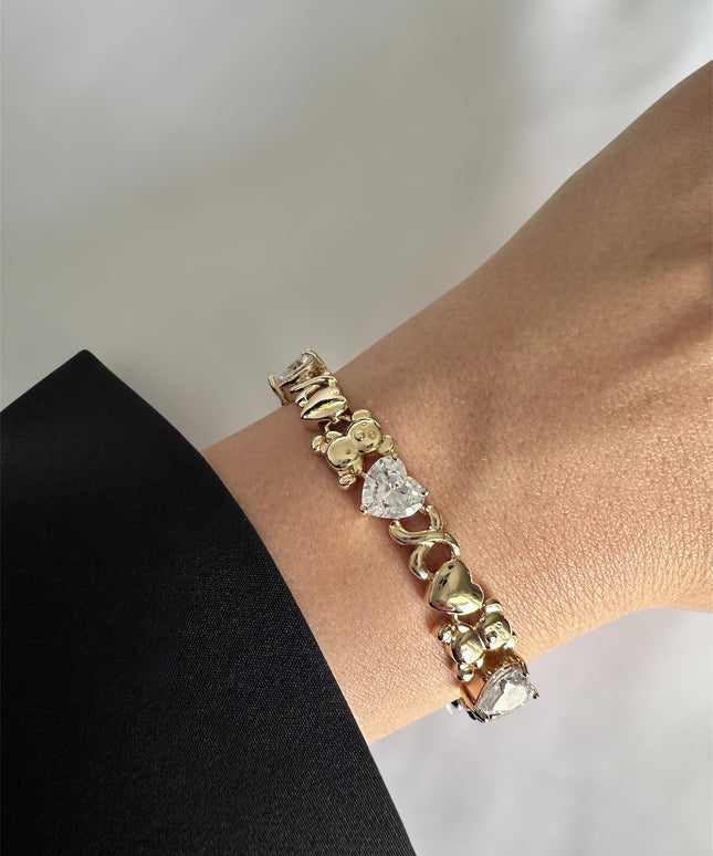 Teddy & Heart Armband
