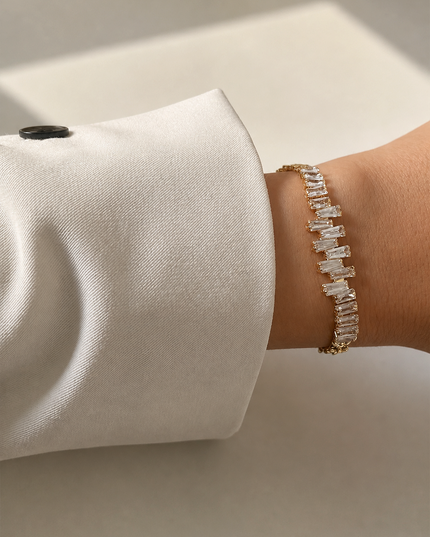 Offset-Mosaik Armband