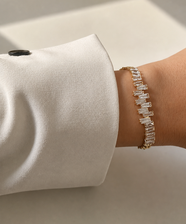 Offset-Mosaik Armband