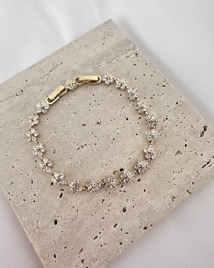Flora Crystal Armband