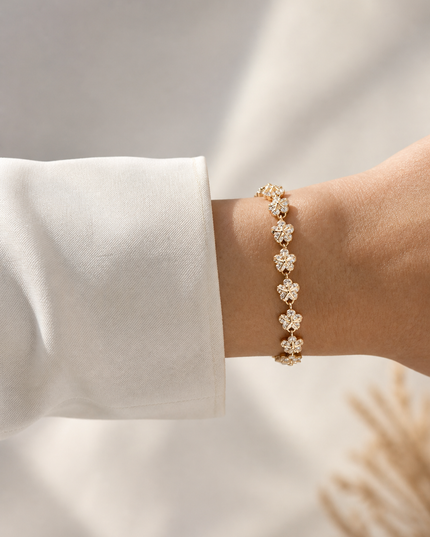 Flora Crystal Armband