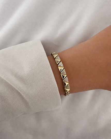 Line Mosaic Armband