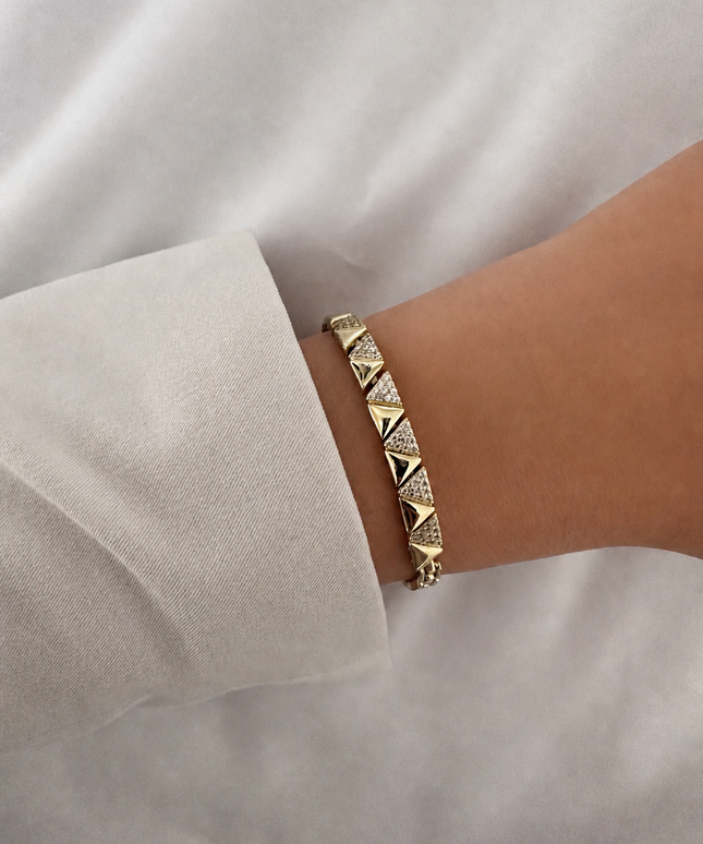 Line Mosaic Armband