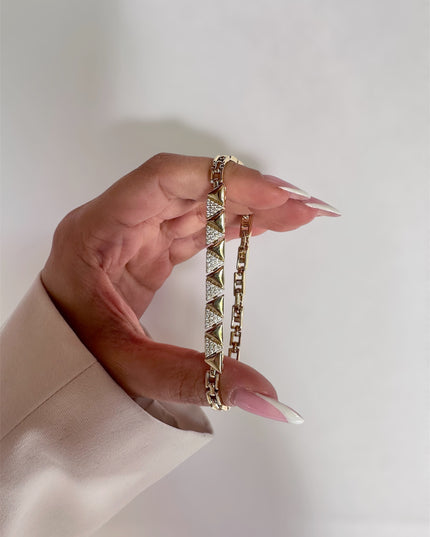 Line Mosaic Armband