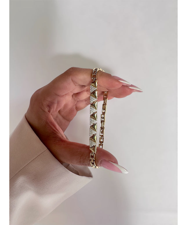 Line Mosaic Armband