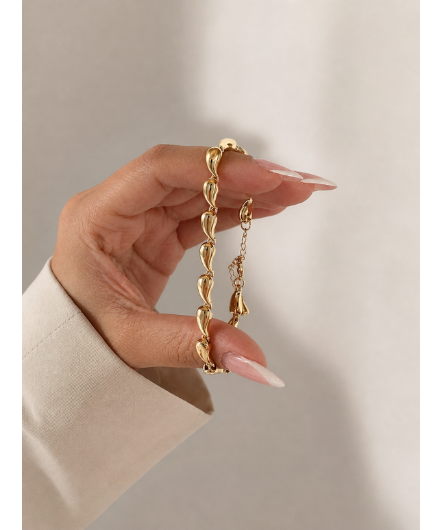 Livia Liquid Gold Armband