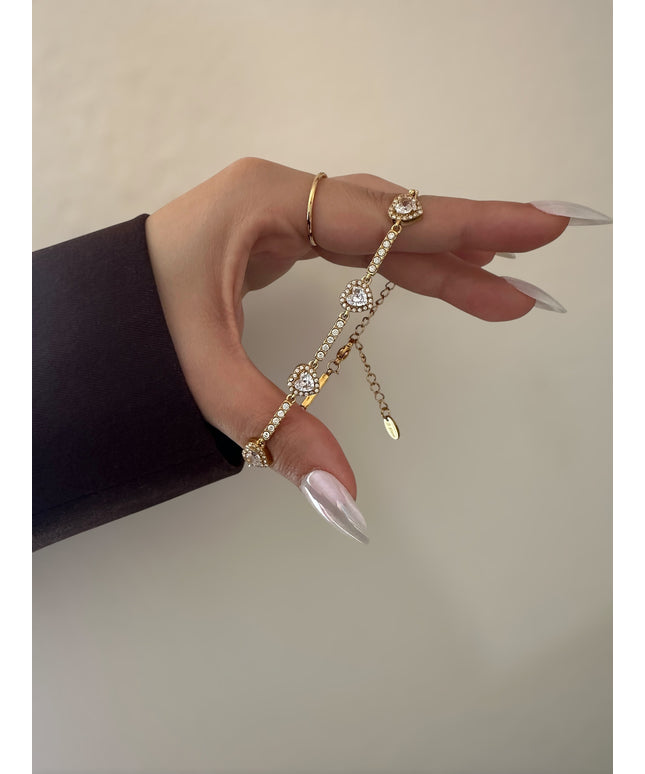 Heart Zirkonia Armband