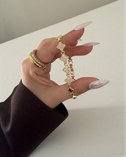 Brilliant Clover Armband