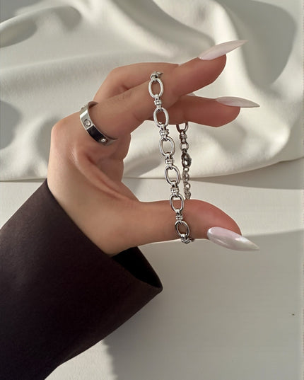Oval Chain Armband