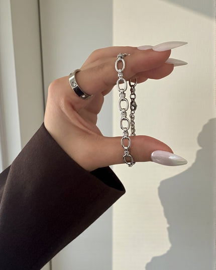 Oval Chain Armband