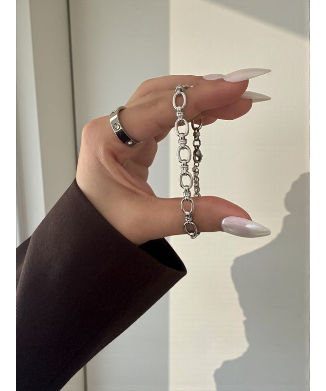 Oval Chain Armband