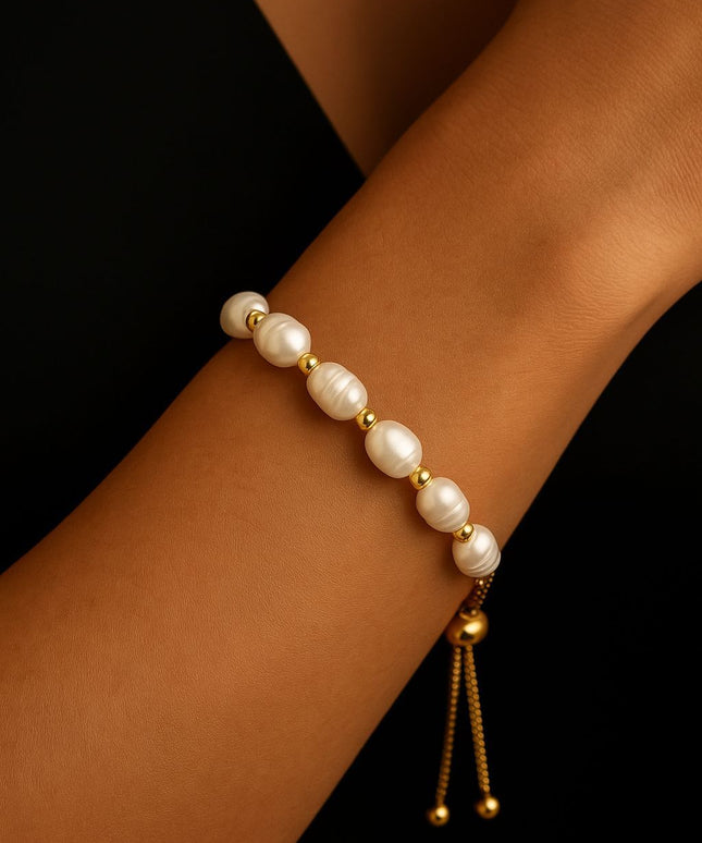 Süßwasser Pearl Armband (verstellbar)